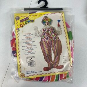 NEW Snazzy Clown adult costume dress up Halloween outfit‎ set circus one size